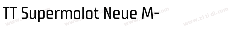 TT Supermolot Neue M字体转换